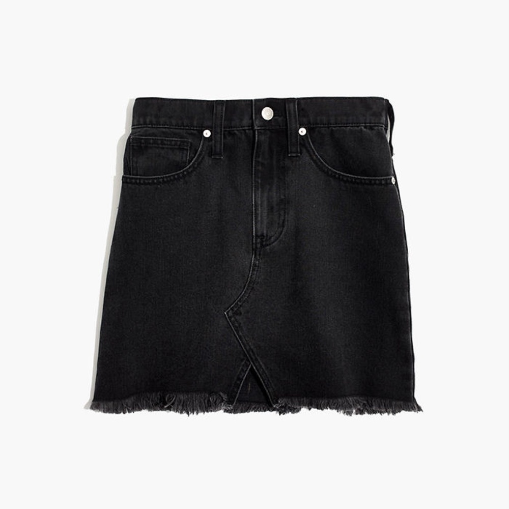 Madewell Denim Mini Skirt Black Size 31